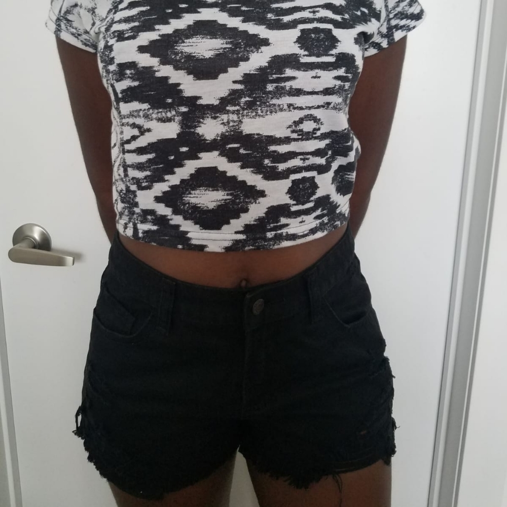 Ripped shorts